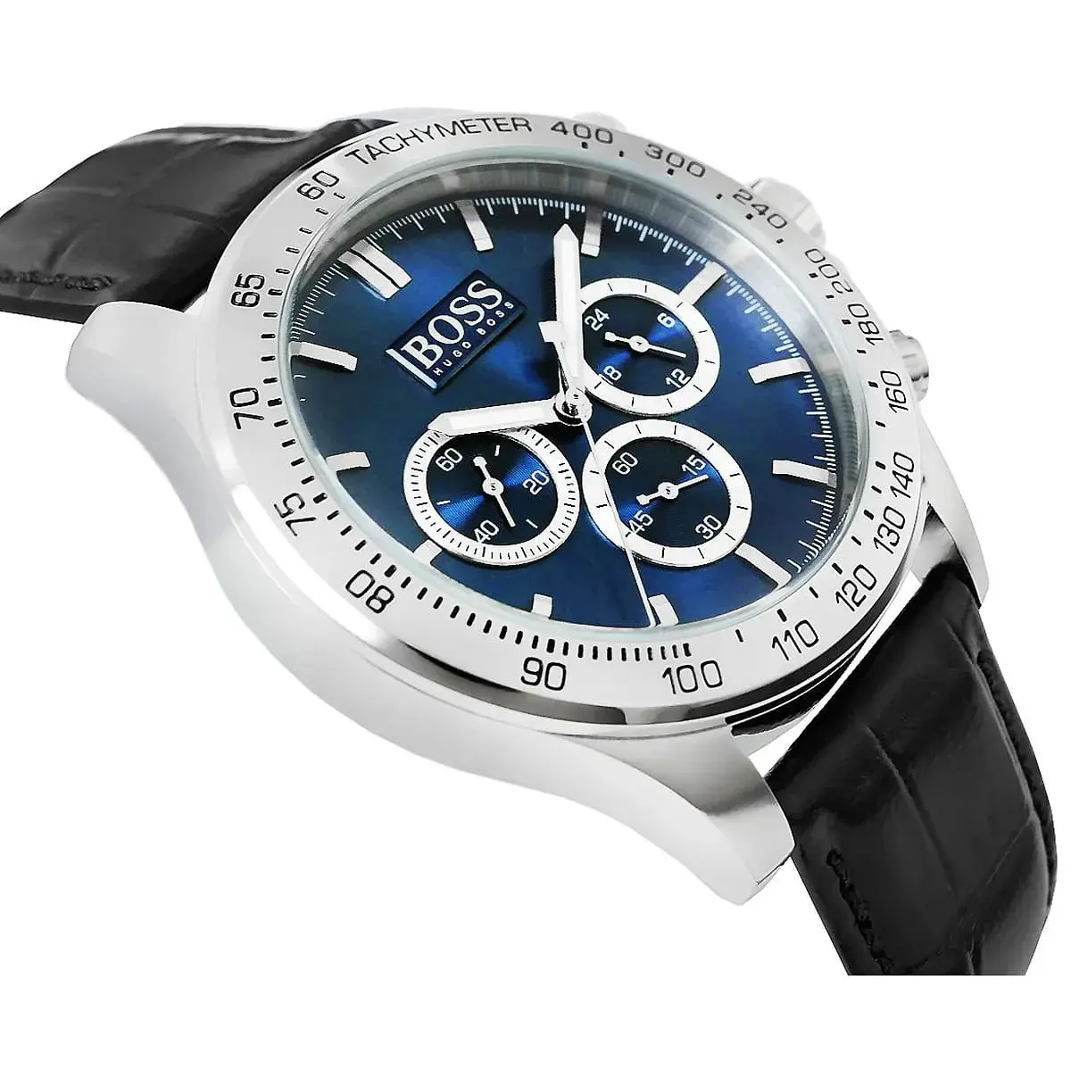Montre Homme Ikon 1513176 – Cadran Bleu & Bracelet Cuir Noir – Montre homme au Maroc | Montre Femme au Maroc Idée Cadeau pour toutes les occasions – Montre24.ma Montre Homme Ikon 1513176 – Cadran Bleu & Bracelet Cuir Noir – Image 4