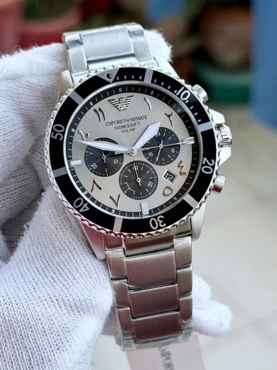 Montre Pour Homme A'rmani Solar AR11722 Italy Mens – Idée Cadeau Montre homme au Maroc | Montre Femme au Maroc pour toutes les occasions – Montre24.ma Montre Pour Homme A'rmani Solar AR11722 Italy Mens