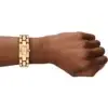 Montre Femme Hally MK4921 – Cadran Doré & Bracelet Acier Montre homme au Maroc | Montre Femme au Maroc – Montre24.ma