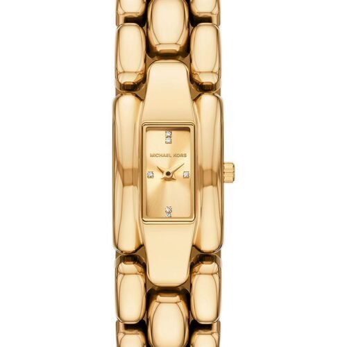 Montre Femme Hally MK4921 – Cadran Doré & Bracelet Acier