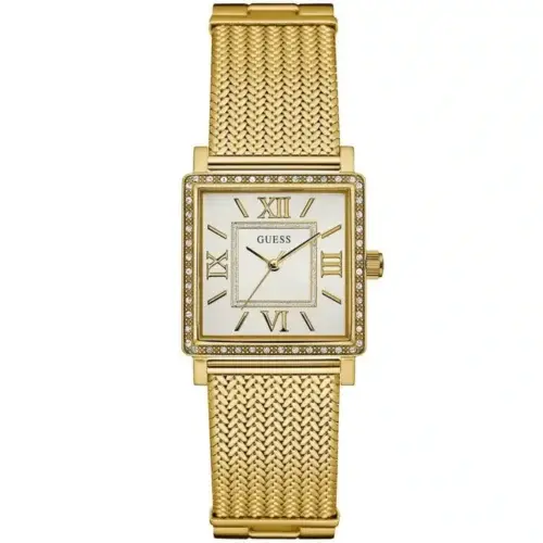 Montre Femme Highline W0826L2 – Cadran Blanc & Bracelet Doré