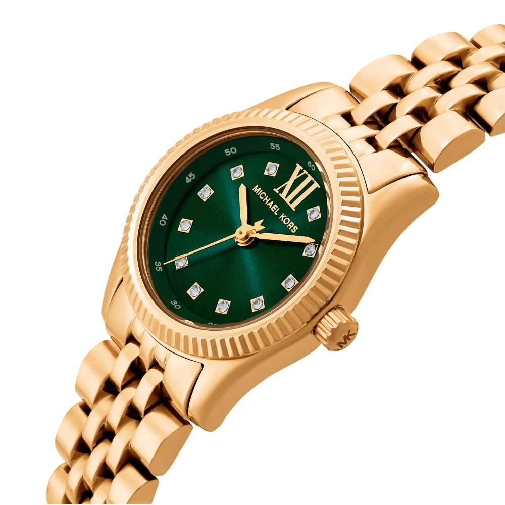 Montre Femme Lexington MK4842 – Cadran Vert & Bracelet Doré – Montre homme au Maroc | Montre Femme au Maroc Idée Cadeau pour toutes les occasions – Montre24.ma Montre Femme Lexington MK4842 – Cadran Vert & Bracelet Doré – Image 5