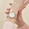 Montre Femme Lexington MK5735 – Cadran Argenté & Bracelet Tricolore Montre homme au Maroc | Montre Femme au Maroc – Montre24.ma
