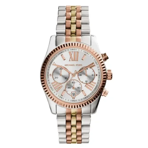 Montre Femme Lexington MK5735 – Cadran Argenté & Bracelet Tricolore