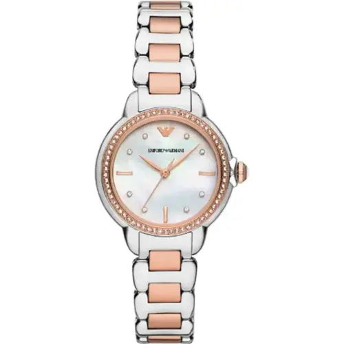 Montre Femme Mia AR11569 – Cadran Nacré & Bracelet Bicolore