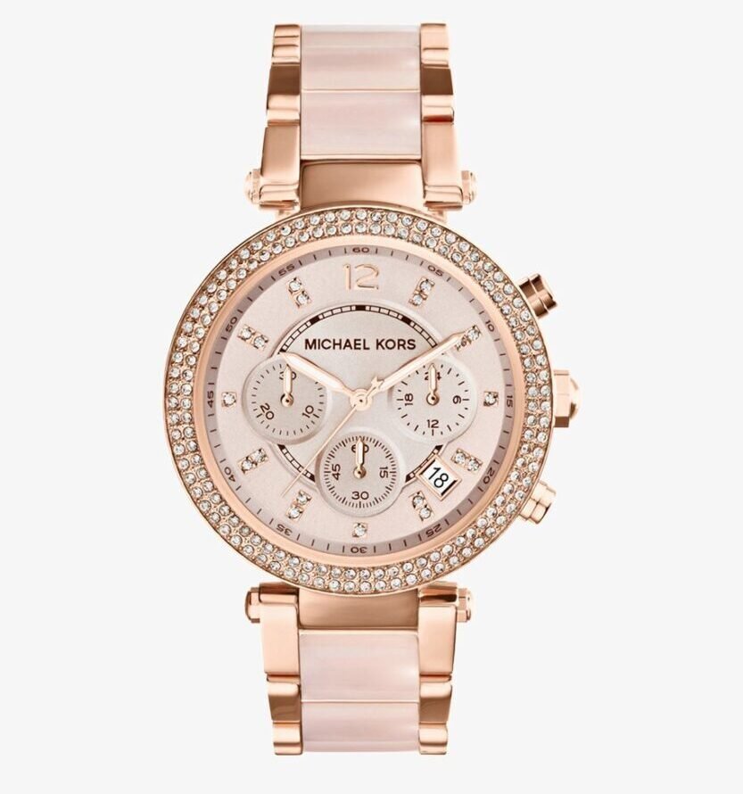 Montre Femme Parker MK5896 – Cadran Rose Gold & Bracelet Acétate – Montre homme au Maroc | Montre Femme au Maroc Idée Cadeau pour toutes les occasions – Montre24.ma Montre Femme Parker MK5896 – Cadran Rose Gold & Bracelet Acétate
