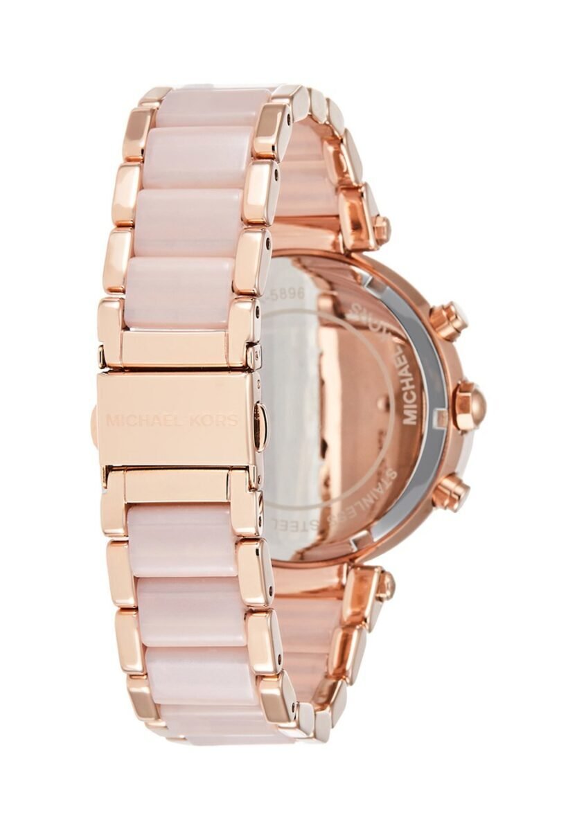 Montre Femme Parker MK5896 – Cadran Rose Gold & Bracelet Acétate – Montre homme au Maroc | Montre Femme au Maroc Idée Cadeau pour toutes les occasions – Montre24.ma Montre Femme Parker MK5896 – Cadran Rose Gold & Bracelet Acétate – Image 2