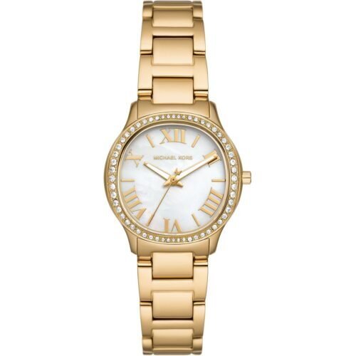Montre Femme Sage MK4822 – Cadran Nacré & Bracelet Doré