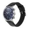 Montre Homme Chronographe AR11105 – Cadran Bleu & Bracelet Cuir Montre homme au Maroc | Montre Femme au Maroc – Montre24.ma