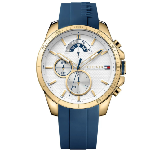 Montre Homme Decker 1791353 – Cadran Blanc & Bracelet Bleu