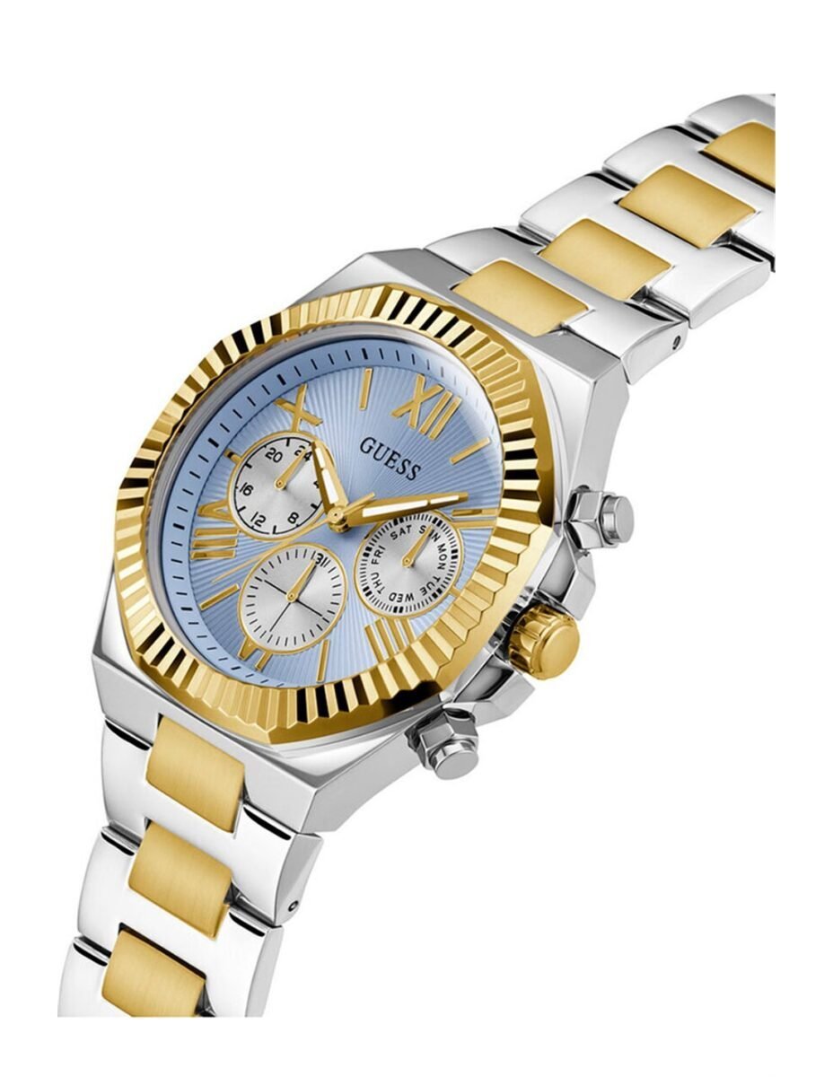 Montre Homme Equity GW0703G3 – Cadran Bleu & Bracelet Bicolore – Montre homme au Maroc | Montre Femme au Maroc Idée Cadeau pour toutes les occasions – Montre24.ma Montre Homme Equity GW0703G3 – Cadran Bleu & Bracelet Bicolore – Image 3