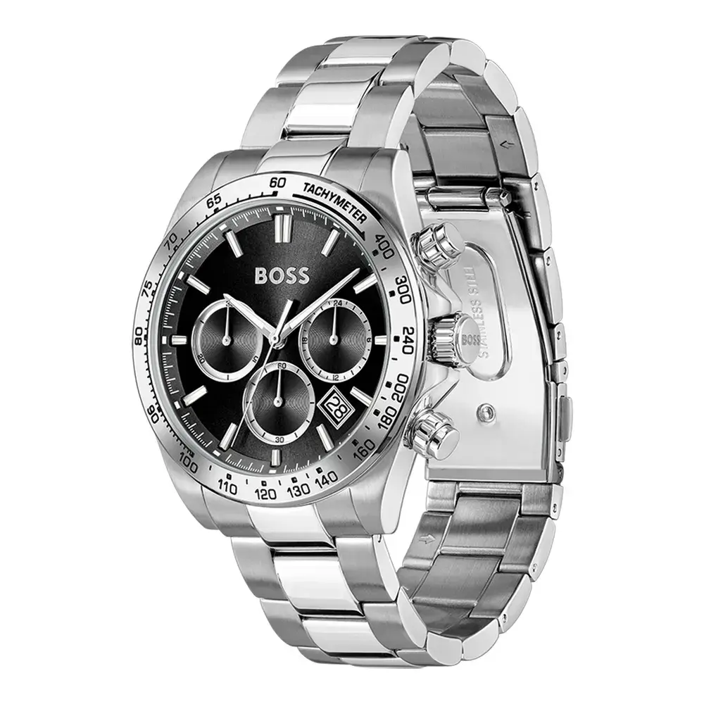 Montre Homme Hero 1514267 – Cadran Noir & Bracelet Acier – Montre homme au Maroc | Montre Femme au Maroc Idée Cadeau pour toutes les occasions – Montre24.ma Montre Homme Hero 1514267 – Cadran Noir & Bracelet Acier – Image 2