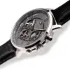Montre Homme Keagan 1791289 – Cadran Gris Squelette & Bracelet Cuir Noir Montre homme au Maroc | Montre Femme au Maroc – Montre24.ma