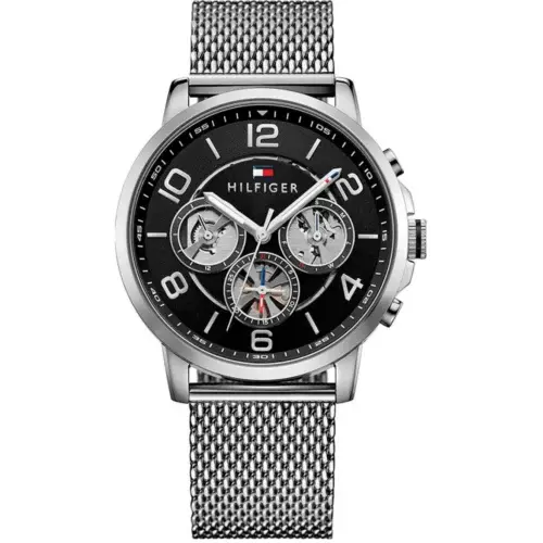 Montre Homme Keagan 1791292 – Cadran Noir Squelette & Bracelet Acier