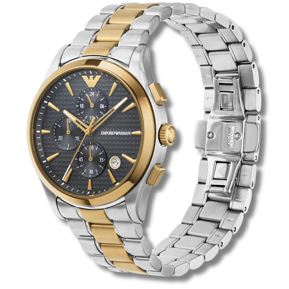 Montre Homme Paolo AR11527 – Cadran Gris & Bracelet Acier Bicolore – Idée Cadeau Montre homme au Maroc | Montre Femme au Maroc pour toutes les occasions – Montre24.ma Montre Homme Paolo AR11527 – Cadran Gris & Bracelet Acier Bicolore – Image 6