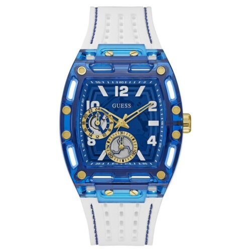 Montre Homme Phoenix GW0499G6 – Cadran Bleu & Bracelet Blanc
