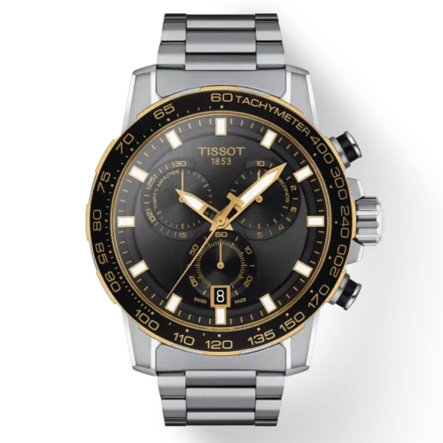 Montre Homme Supersport Chrono T125.617.21.051.00 – Cadran Noir & Bracelet Acier